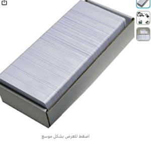 اس-تيك بطاقة هوية فارغة من بلاستيك PVC لطابعات ابسون النافثة للحبر مجموعة